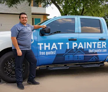 Image of a wrapped van from That 1 Painter