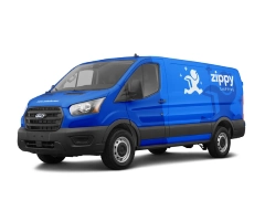 Ford Transit with a full wrap