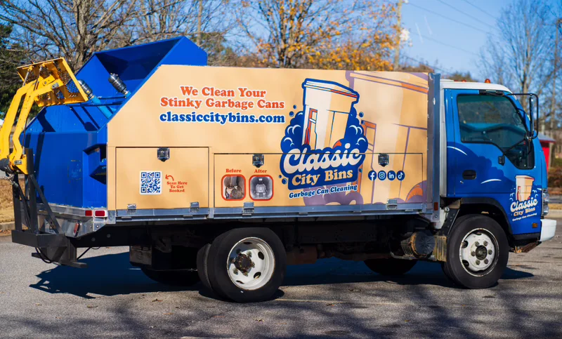 Classic City Bins vehicle wrap