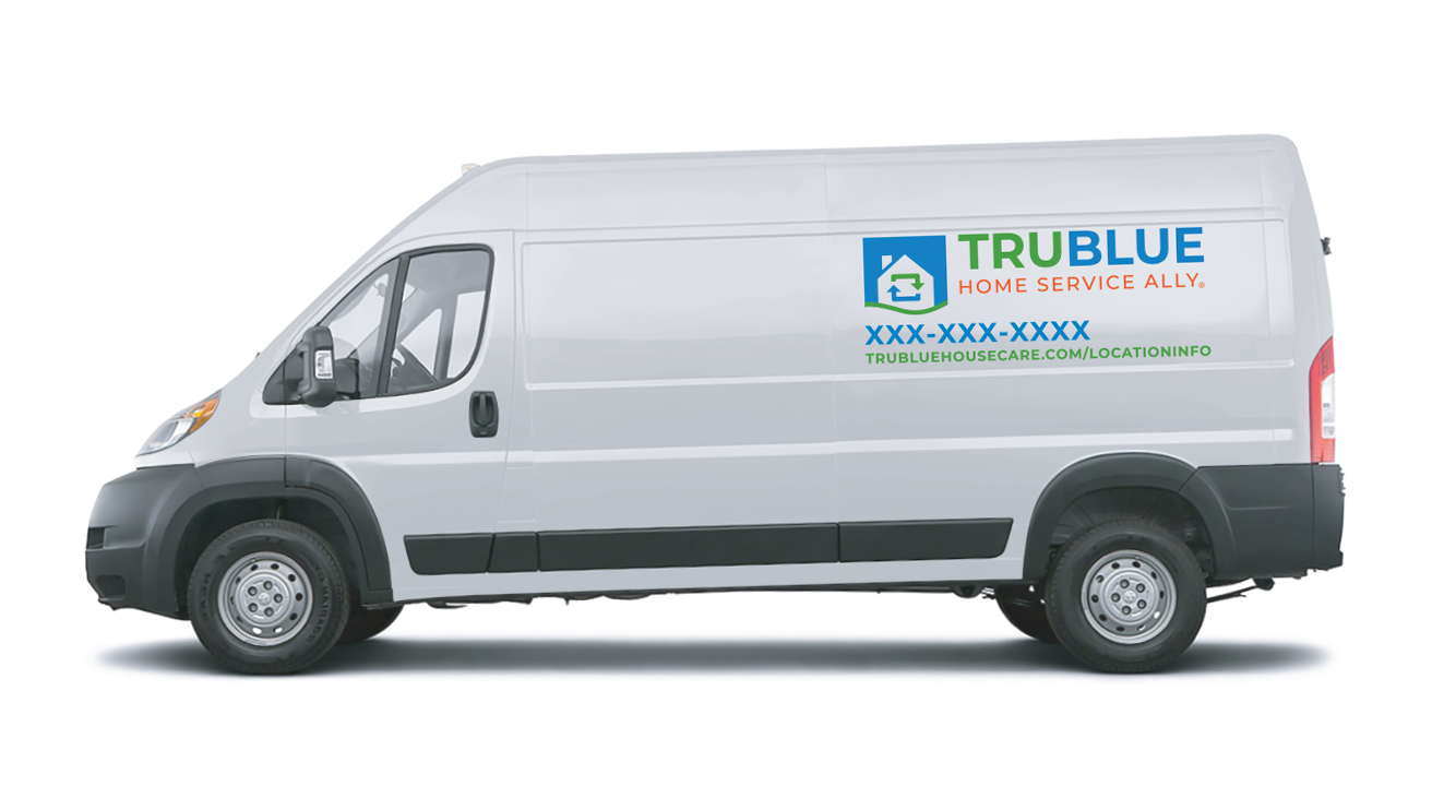 Van wrap for TruBlue 