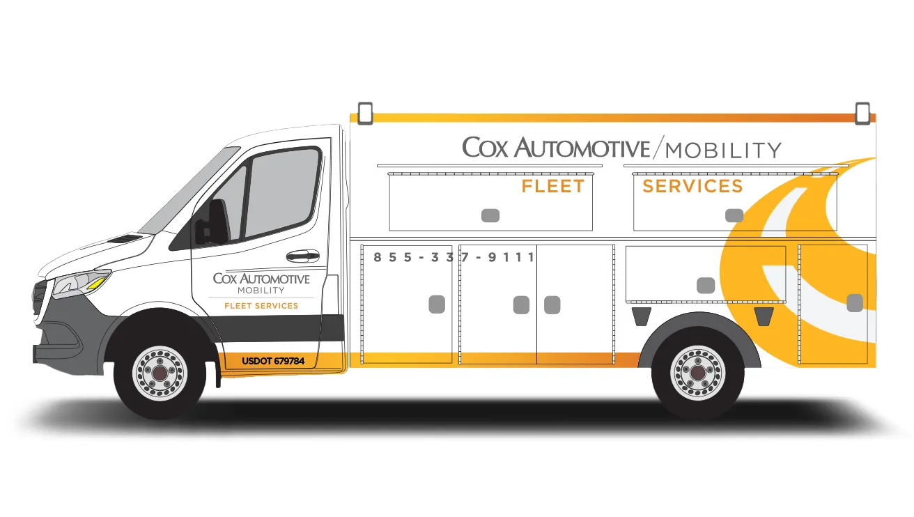 Van wrap for Cox Automotive 