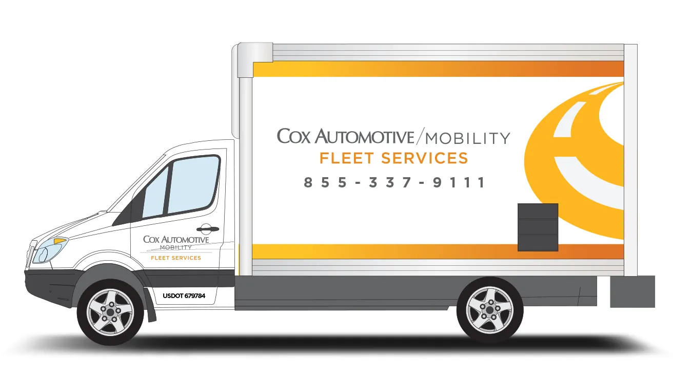 Van wrap for Cox Automotive 