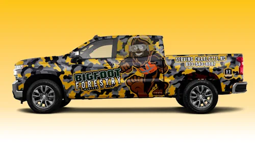 SUV Wrap for Bigfoot Forestry