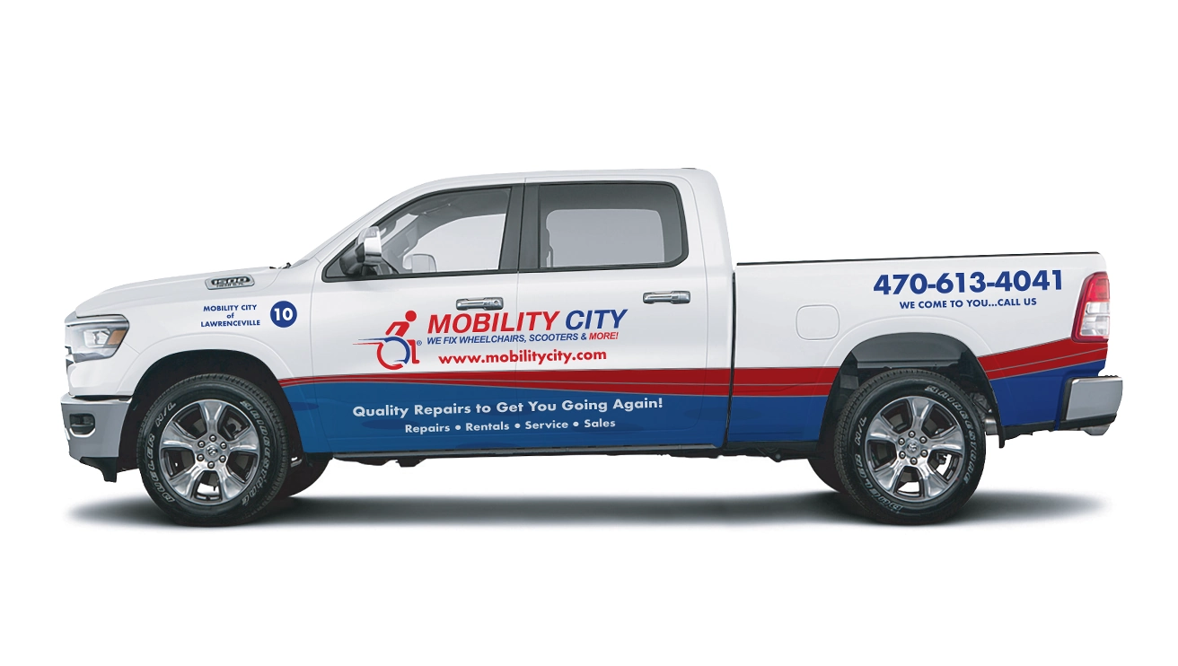 Sedan wrap for Mobility City