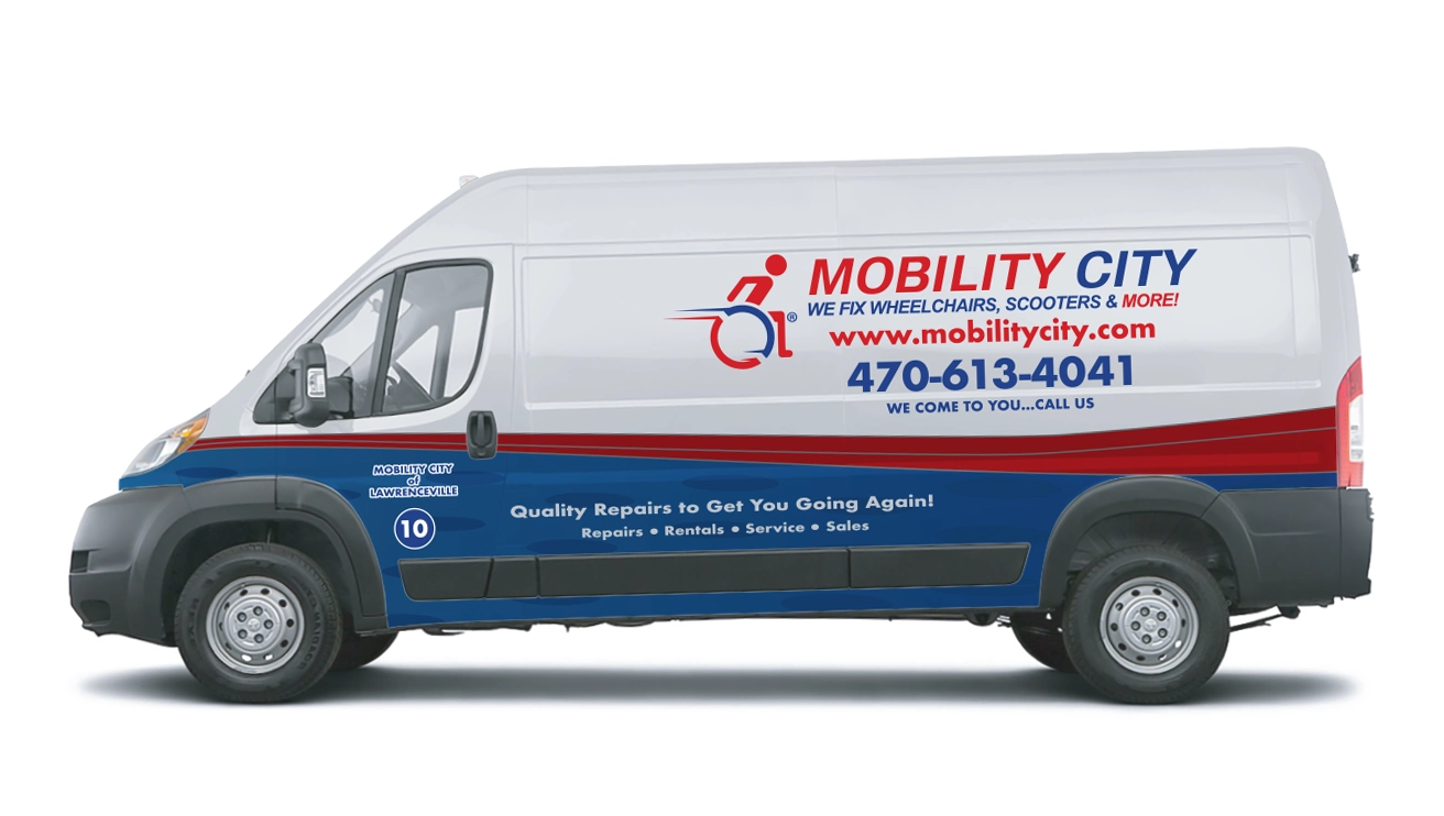 Van wrap for Mobility City 